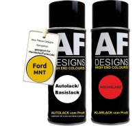 Spraydose für Ford MNT Oxlip Yellow Basislack Klarlack Sprühdose 400ml