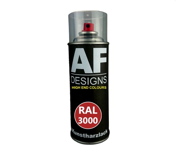 Kunstharz Lackspray Buntlack Spraydose RAL3000 FEUERROT glänzend