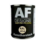 1 Liter Kunstharz Lack Buntlack Kunstharzlack RAL1014 ELFENBEIN seidenmatt