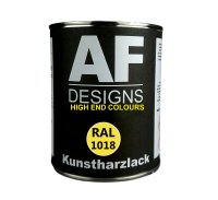 1 Liter Kunstharz Lack Buntlack Kunstharzlack RAL1018 ZINKGELB glänzend