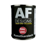 1 Liter Kunstharz Lack Buntlack Kunstharzlack RAL3001...