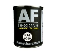 1 Liter Kunstharz Lack Buntlack Kunstharzlack RAL9010 REINWEISS glänzend