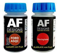Lackstift für FORD ASQC Mars Red Metallic + Klarlack...