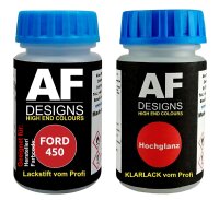 Lackstift für FORD 450 Sunrise Red + Klarlack je...
