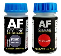 Lackstift für FORD 6XWCWWA Viola Metallic + Klarlack...