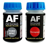 Lackstift für FORD 8PKC Strobe Metallic + Klarlack...