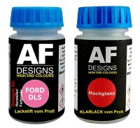 Lackstift für FORD DLS Erikaviolett + Klarlack je 50ml Autolack Basislack Set