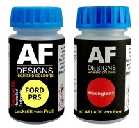 Lackstift für FORD PRS Schwefelgelb + Klarlack je 50ml Autolack Basislack Set