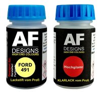 Lackstift für FORD 491 Citrine Yellow + Klarlack je...