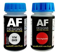 Lackstift für VW / Volkswagen 0H9 L0H9 Inuitweiss Pearl + Klarlack 50ml Autolack Set