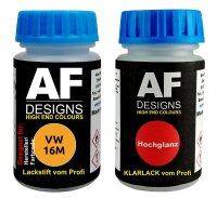 Lackstift für VW / Volkswagen 16M Tunisgelb +...