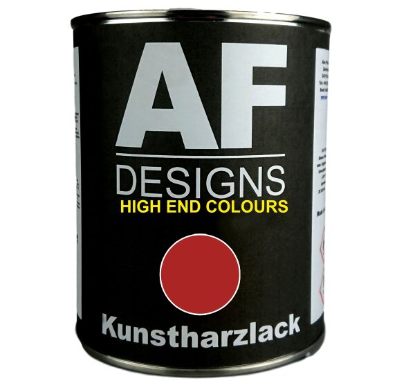1 Liter Kunstharzlack ANNABURGER ROT LKW NFZ Lack Landmaschine seidenmatt
