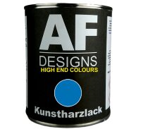 1 Liter Kunstharzlack SAPHIR BLAU LKW NFZ Lack Landmaschine seidenmatt