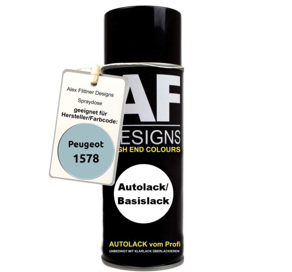 Für Peugeot 1578 Bleu Metallic Spraydose Basislack Sprühdose 400ml