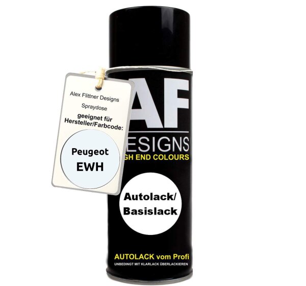 Für Peugeot EWH Blanc Spraydose Basislack Sprühdose 400ml