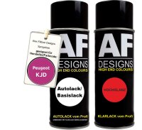 Spraydose für Peugeot KJD Fuchsia Basislack Klarlack...