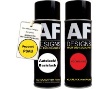 Spraydose für Peugeot P0AU Jaune Genet Basislack...