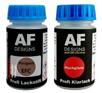 Lackstift für Peugeot EFC Brun Erable Metallic +...