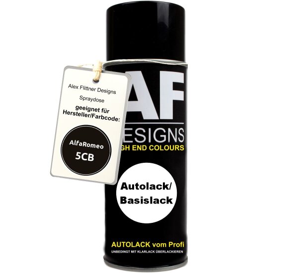 Für Alfa Romeo 022 Bianco Argento Metallic Spraydose Basislack 400ml