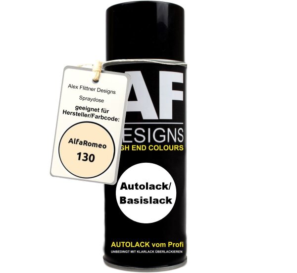 Für Alfa Romeo 130 Avorio Spraydose Basislack Sprühdose 400ml