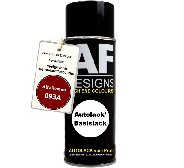 Für Alfa Romeo 093A Rosso Mozna Pearl Spraydose Basislack Sprühdose 400ml