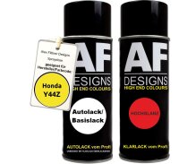 Spraydose für Honda Y44Z Galle Yellow Basislack Klarlack Sprühdose 400ml