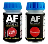 Lackstift für Honda R37Z Caribbean Red + Klarlack je...