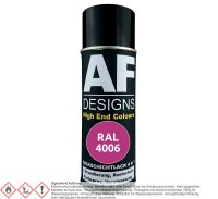 4 in 1  RAL 4006 Verkehrspurpur Dickschichtlack Lack Spray Spraydose