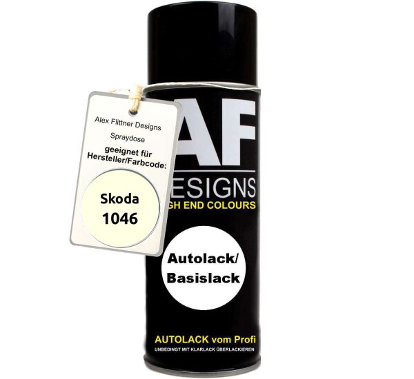 Für Skoda 1046 Light Beige Spraydose Basislack Sprühdose 400ml