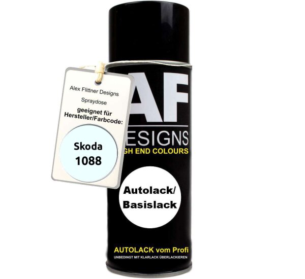 Für Skoda 1088 Pearl White Spraydose Basislack Sprühdose 400ml
