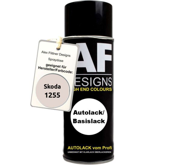Für Skoda 1255 Moon Stone Spraydose Basislack Sprühdose 400ml