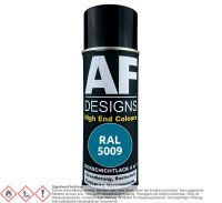 Rostschutzlack  RAL 5009 Azurblau 4 in 1 Dickschichtlack Lack Spray Spraydose