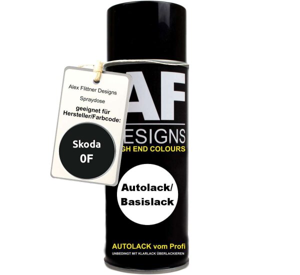 Für Skoda 0F Modra Lava Metallic Spraydose Basislack Sprühdose 400ml