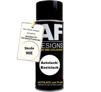Für Skoda 90E Alpin White Spraydose Basislack...