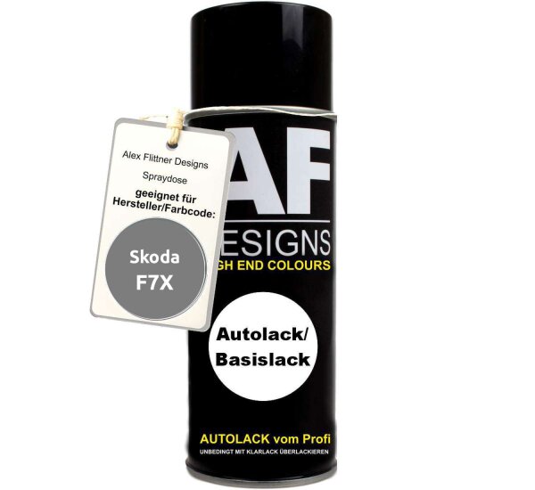 Für Skoda F7X Tsjech. Polizei Silber Metallic Spraydose Sprühdose 400ml
