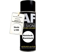 Für Skoda L105 Alaskaweiss Spraydose Basislack...