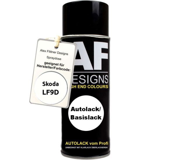 Für Skoda LF9D Alaska White Spraydose Basislack Sprühdose 400ml