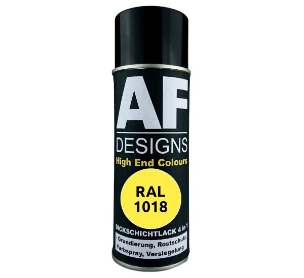 4in1 Rostschutz Lackspray RAL 1018 Zinkgelb Farbe Grundierung Spraydose