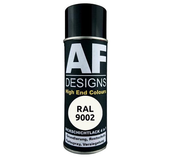 4in1 Rostschutz Lackspray RAL 9002 Grauweiss Farbe Grundierung Spraydose
