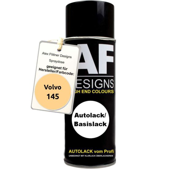 Für Volvo 145 Hellgelb Spraydose Basislack Sprühdose 400ml