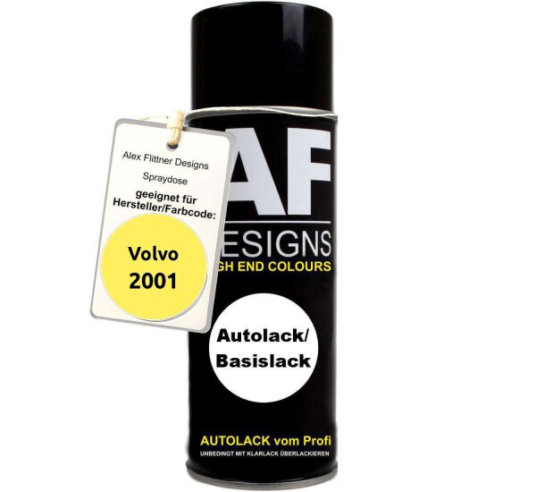 Für Volvo 2001 Gelb Spraydose Basislack Sprühdose 400ml