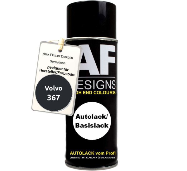Für Volvo 367 Smoked Grey Metallic Spraydose Basislack Sprühdose 400ml