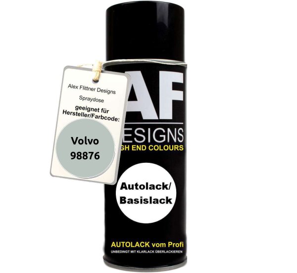 Für Volvo 98876 Grey Spraydose Basislack Sprühdose 400ml