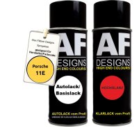 Spraydose für Porsche 11E Zitronengelb Basislack...