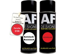 Spraydose für Porsche 31M Ibizarot Basislack...