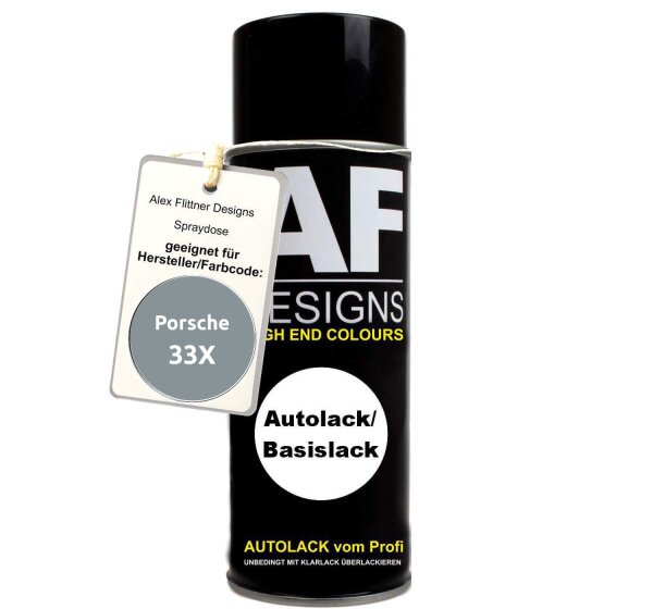 Für Porsche 33X Saphirblau Metallic Spraydose Basislack Sprühdose 400ml