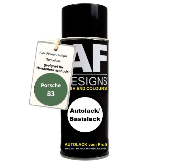 Für Porsche 83 Grün Metallic Spraydose Basislack Sprühdose 400ml