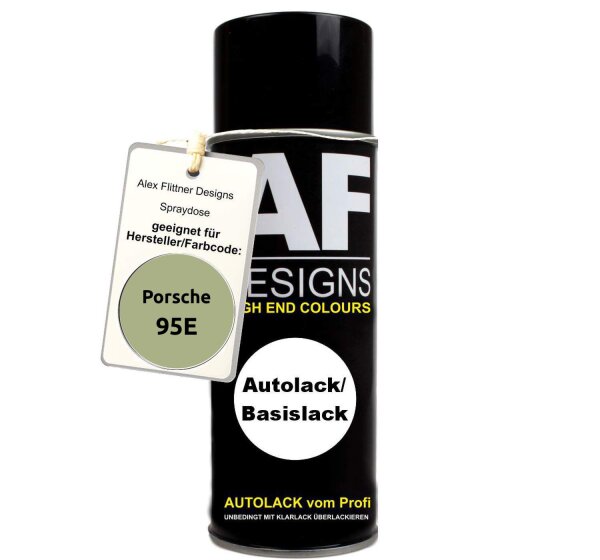 Für Porsche 95E Resedagrün Metallic Spraydose Basislack Sprühdose 400ml