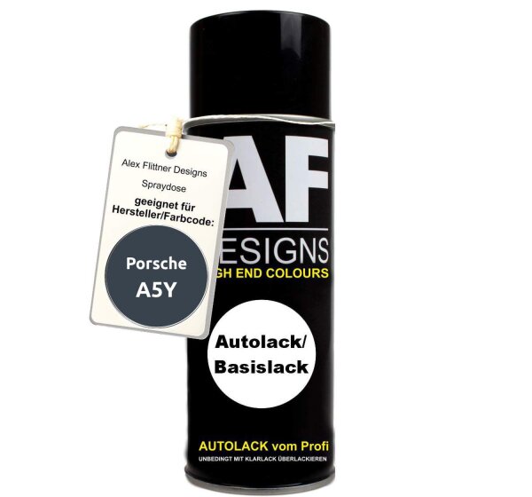 Für Porsche A5Y Heliosblau Metallic Spraydose Basislack Sprühdose 400ml