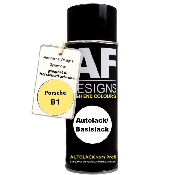 Für Porsche B1 Limonengelb Spraydose Basislack Sprühdose 400ml